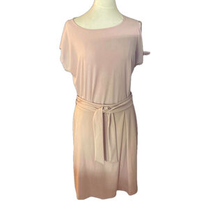 Worthington blush pink skirt and top size large top and NWT 12 skirt